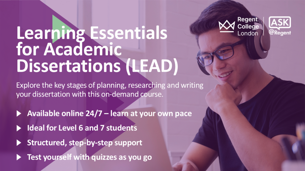 Learning Essentials for Academic Dissertations (LEAD)